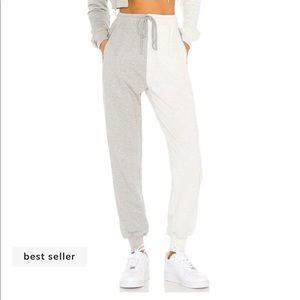 Superdown renna two tone sweatpants